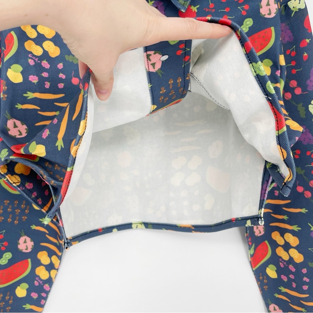 Lisa Says Gah x Free People Farmer’s Market Fruit Print Cropped Women’s - Picture 9 of 12